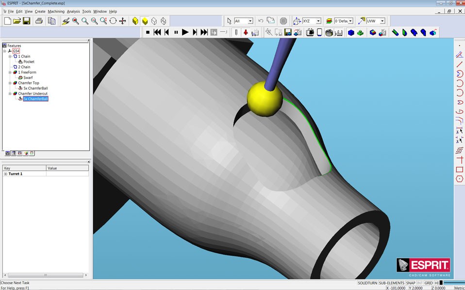 DP Technology推出創新CAM解決方案，ESPRIT 2015- 提高您的生產力與自動化能力